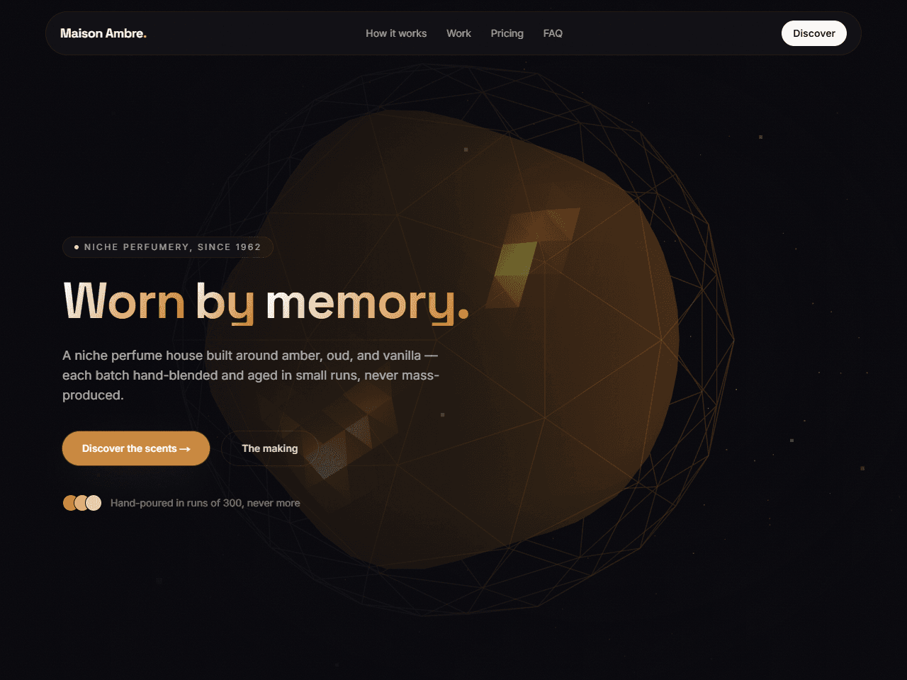 Maison — Lüks Marka + Sinematik 3D
